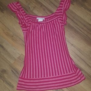 Charlotte Russe Red & Pink top